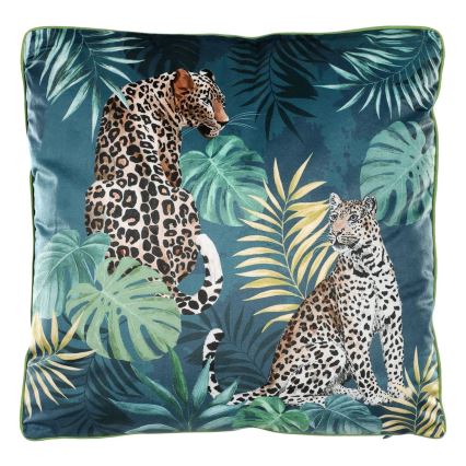 Eglo - Almofada decorativa 45x45 cm verde