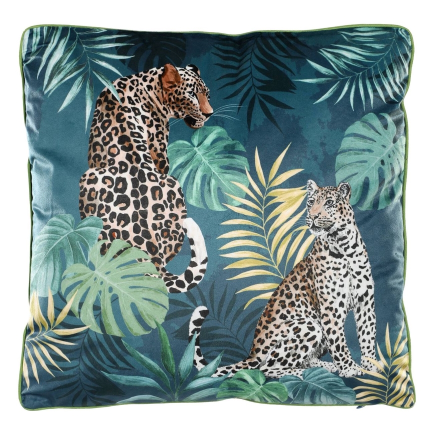 Eglo - Almofada decorativa 45x45 cm verde