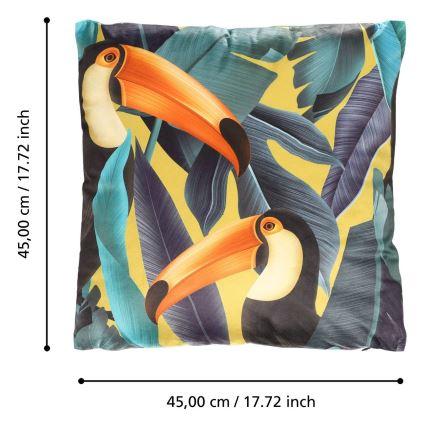 Eglo - Almofada decorativa 45x45 cm colorido