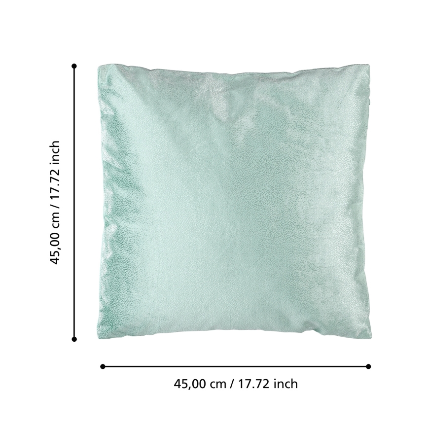 Eglo 420285 - Almofada decorativa SINGU 45 x 45 cm verde-menta