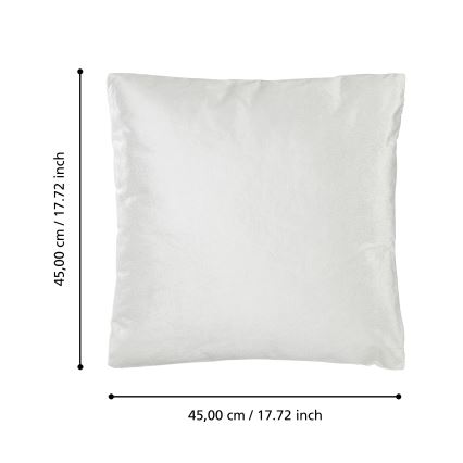 Eglo 420286 - Almofada decorativa SINGU 45x45 cm branca