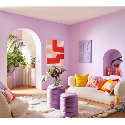 Eglo 420289 - Almofada decorativa BERHALA 50x50 cm amarela