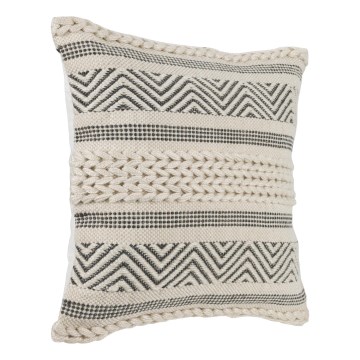 Eglo 420304 - Almofada decorativa MELUT 45x45 cm creme/preto