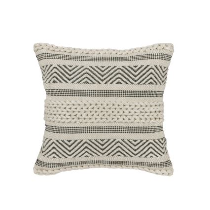 Eglo 420304 - Almofada decorativa MELUT 45x45 cm creme/preto