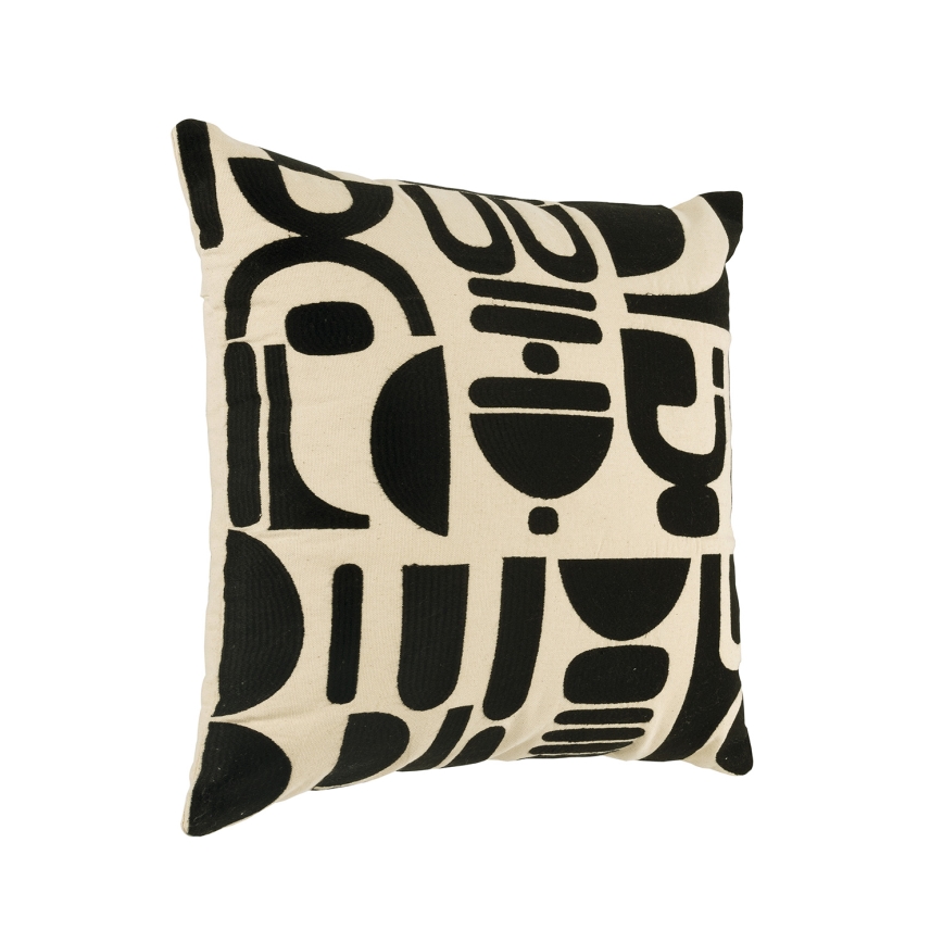 Eglo 420307 - Almofada decorativa CHEVERY 45x45 cm creme/preta