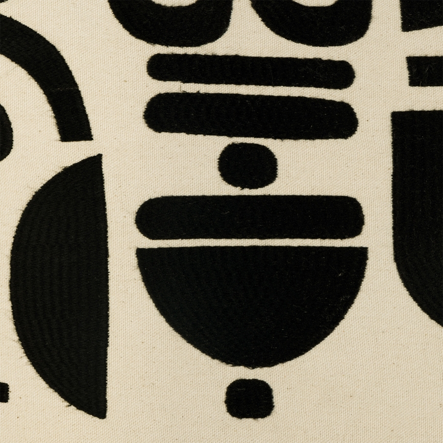 Eglo 420307 - Almofada decorativa CHEVERY 45x45 cm creme/preta