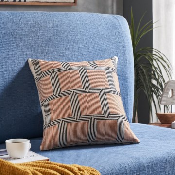 Eglo 420308 - Almofada decorativa CHEVERY 45x45 cm castanha