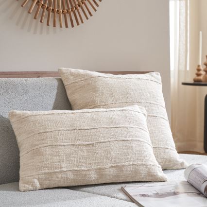 Eglo 420335 - Almofada decorativa SHILABO 45x45 cm bege