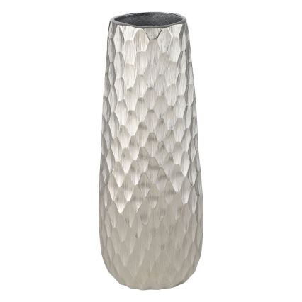 Eglo - Jarra de metal 31x12 cm prateado