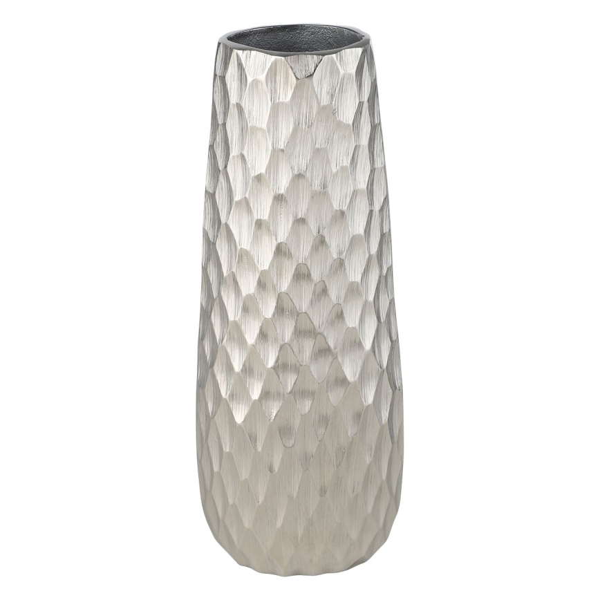 Eglo - Jarra de metal 31x12 cm prateado