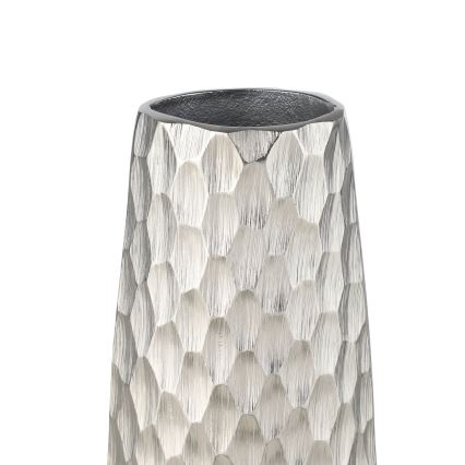 Eglo - Jarra de metal 31x12 cm prateado