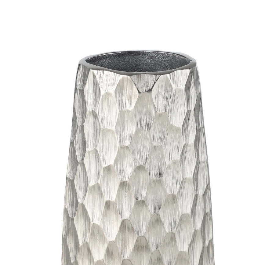 Eglo - Jarra de metal 31x12 cm prateado