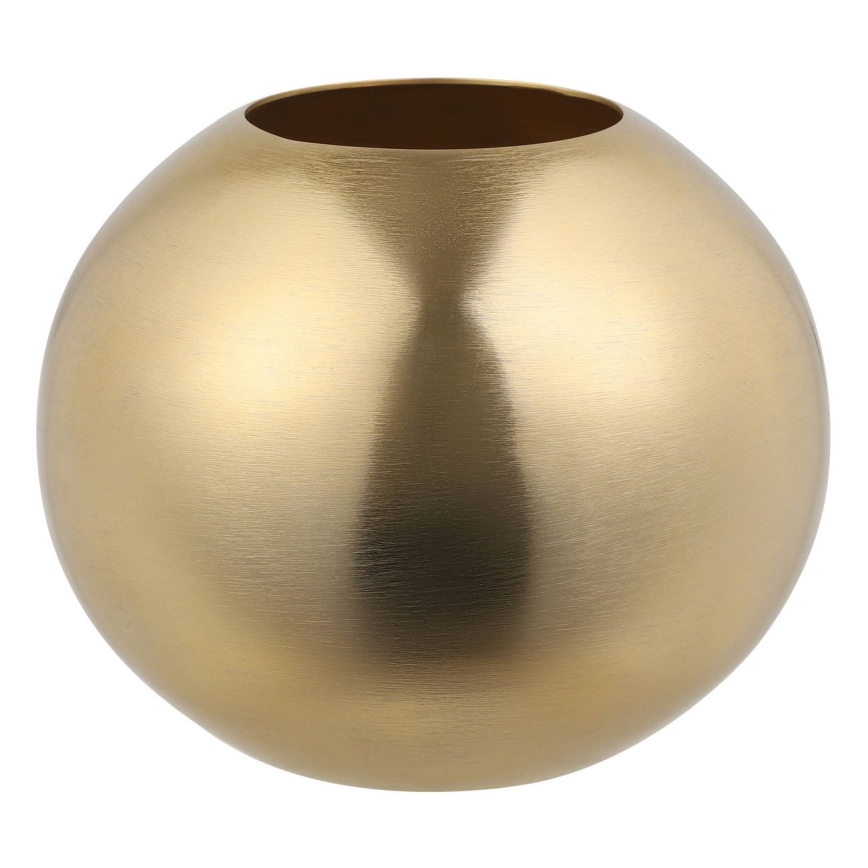 Eglo - Jarra de metal 16,5x18 cm dourado