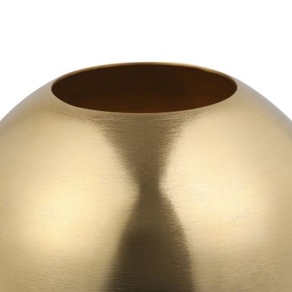 Eglo - Jarra de metal 16,5x18 cm dourado