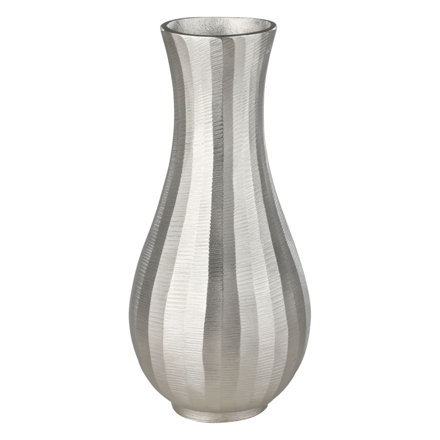 Eglo - Jarra de metal 28,5x13 cm prateado