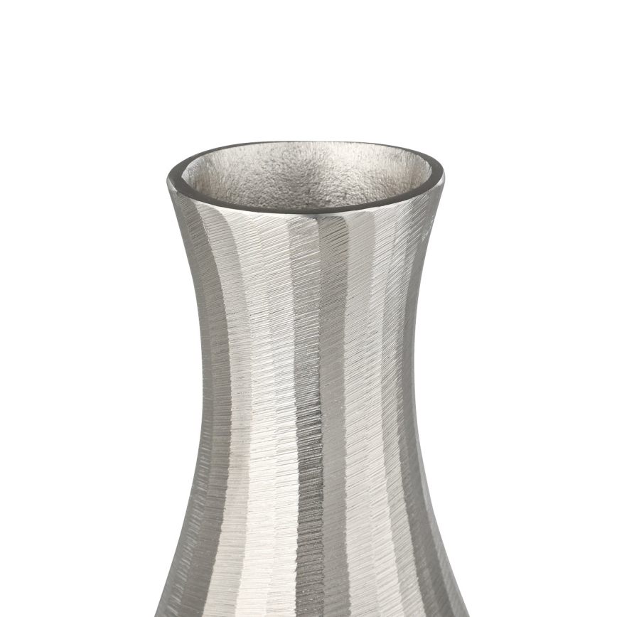 Eglo - Jarra de metal 28,5x13 cm prateado