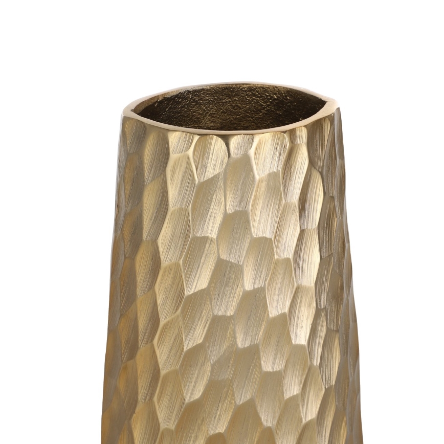 Eglo - Jarra de metal 40,5x14 cm dourado