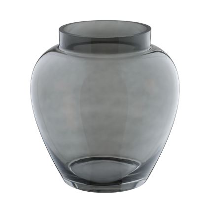 Eglo 421211 - Vaso de vidro ASINDRO 23,5x22 cm preto/fumê