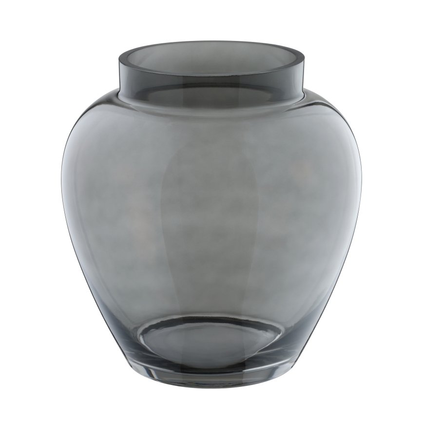 Eglo 421211 - Vaso de vidro ASINDRO 23,5x22 cm preto/fumê