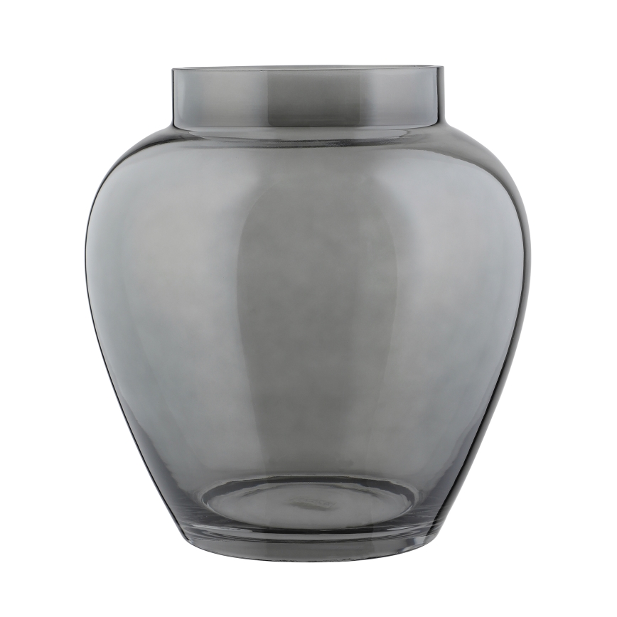 Eglo 421211 - Vaso de vidro ASINDRO 23,5x22 cm preto/fumê