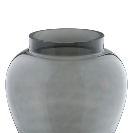 Eglo 421211 - Vaso de vidro ASINDRO 23,5x22 cm preto/fumê