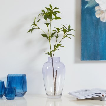 Eglo 421356 - Vaso de vidro KENYASI 27x15,5 cm roxo