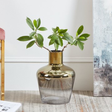 Eglo 421368 - Vaso de vidro SAMUNTAI 32x25 cm dourado