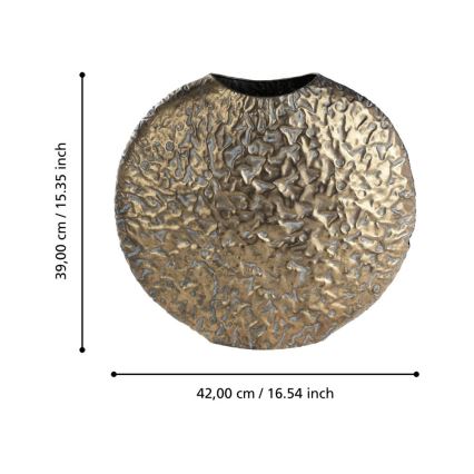 Eglo 421637 - Vaso metálico LENGGENG 39x42 cm, acabamento em bronze