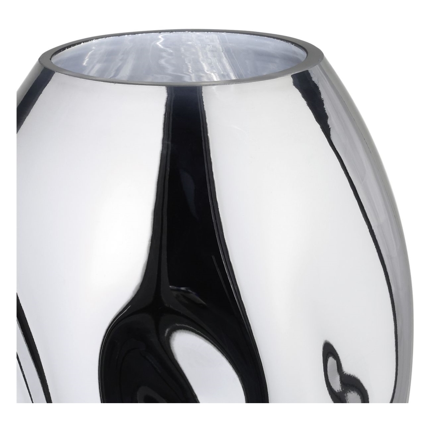 Eglo 421688 - Vaso de vidro XIPORAI 19,8x14,5 cm cromado brilhante