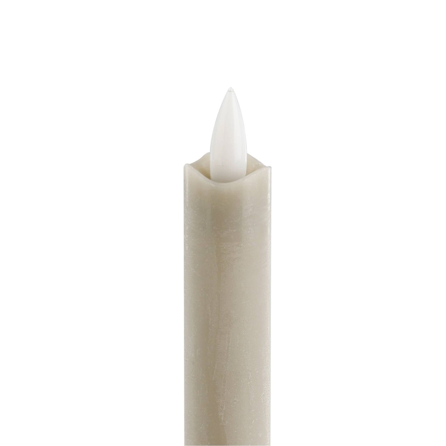 Eglo - CONJUNTO 2x Velas LED LED/1xAAA 24,5 cm bege