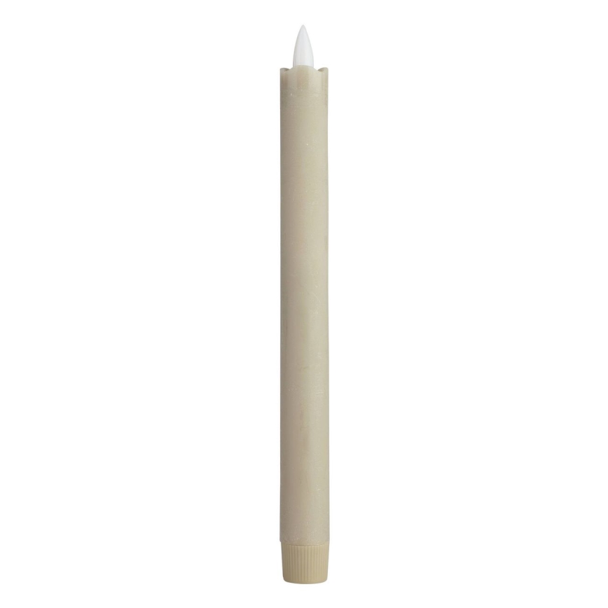 Eglo - CONJUNTO 2x Velas LED LED/1xAAA 24,5 cm bege