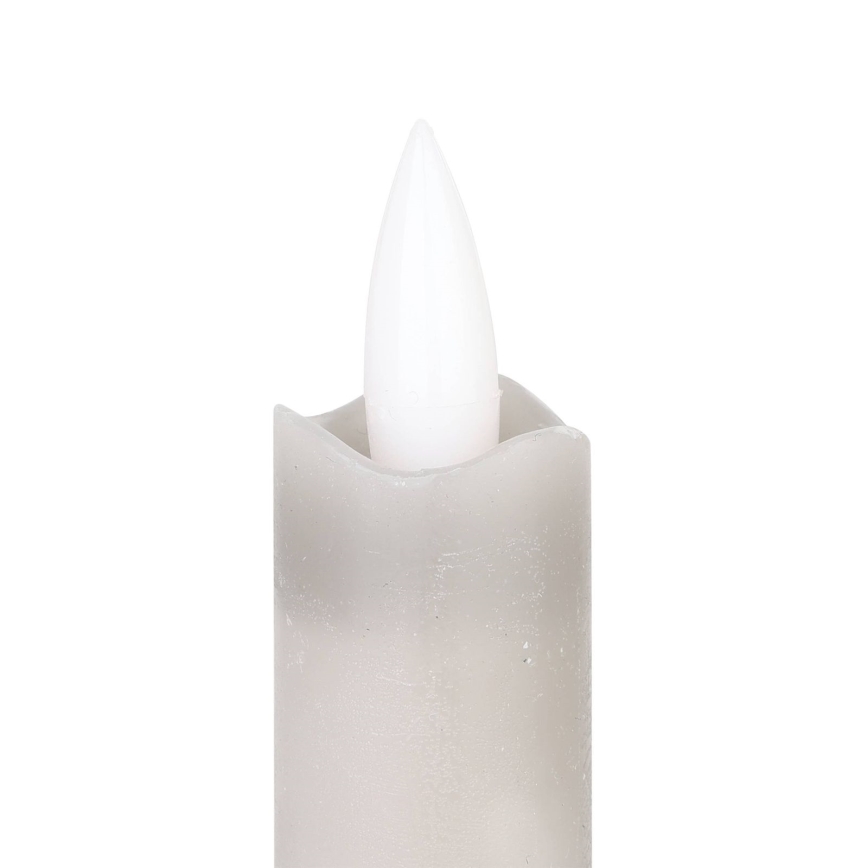 Eglo 422223 - CONJUNTO 2x Velas LED ANTANABE LED/1xAAA 15 cm cinzento