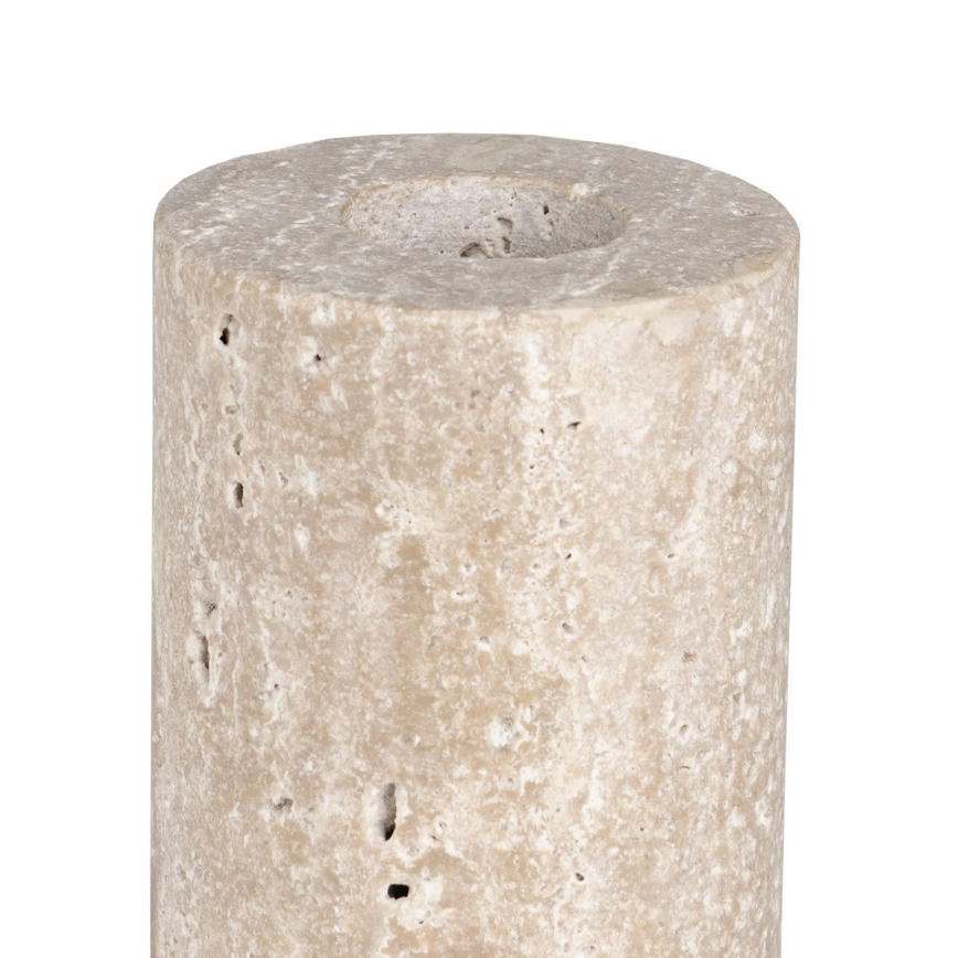 Eglo - Castiçal 7,5x5 cm mármore/bege