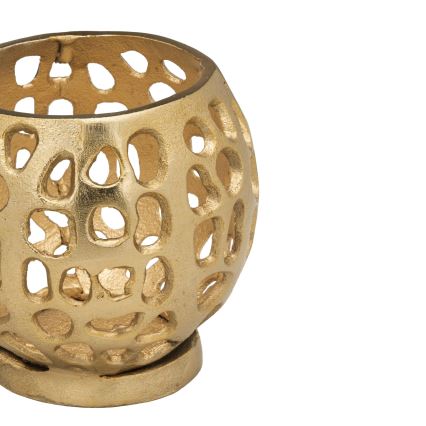 Eglo - Castiçal 9,5x9,5 cm dourado