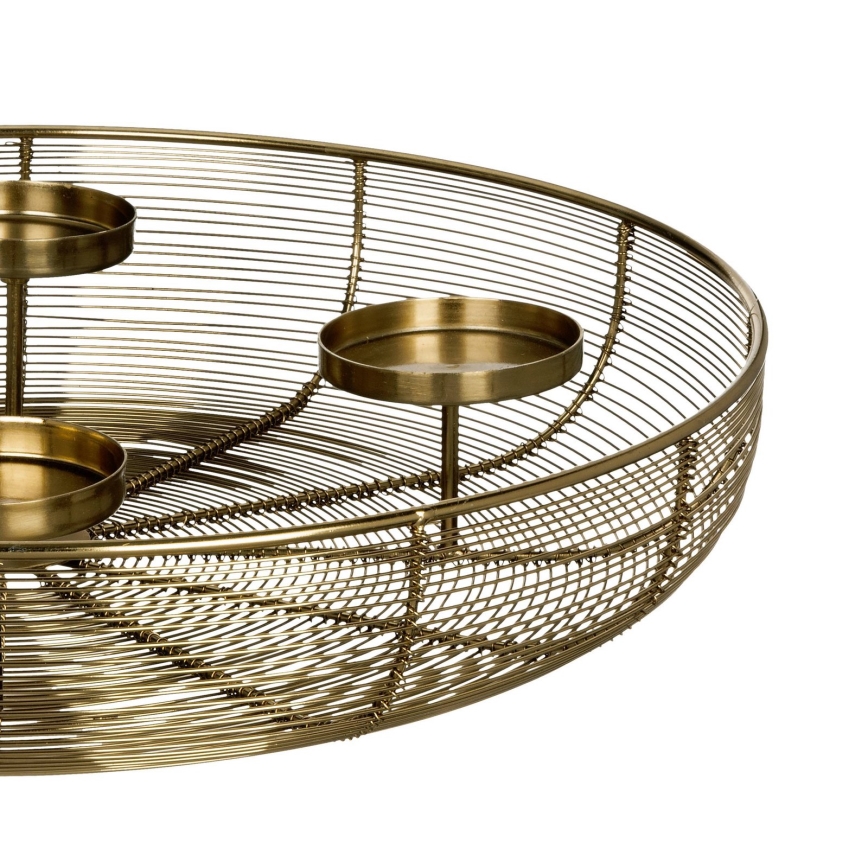 Eglo - Castiçal diâmetro 45 cm dourado