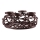 Eglo 422731 - Castiçal OROQUIETA 13,5x35 cm castanho