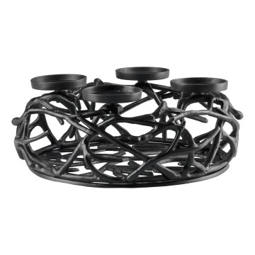 Eglo 422732 - Castiçal OROQUIETA 13,5x35 cm preto