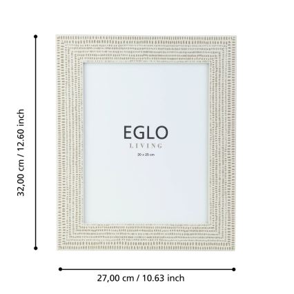 Eglo - Moldura para foto 20x25 cm creme