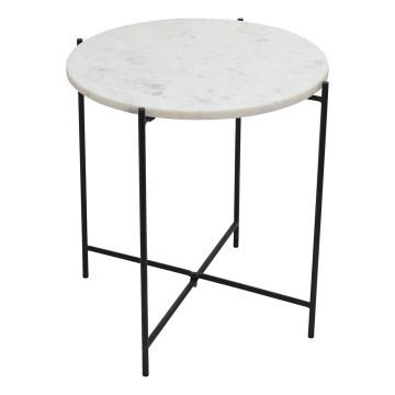Eglo 424001 - Mesa de apoio TOWADA 44 cm mármore/preto