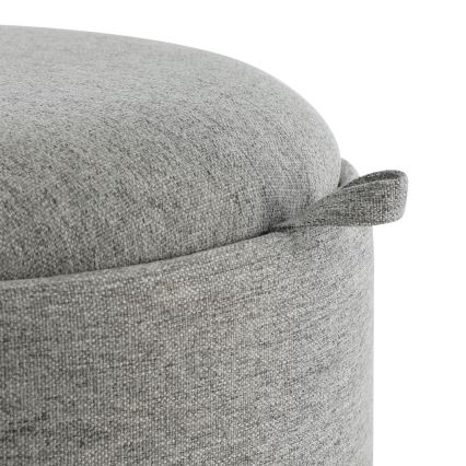 Eglo - CONJUNTO 2x Pufes diâmetro 34,5/39 cm cinzento