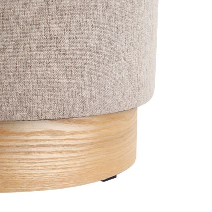 Eglo - CONJUNTO 2x Pufes diâmetro 30,5/37 cm castanho