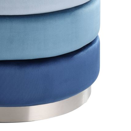 Eglo - Banco 42,5x50 cm azul/cromado