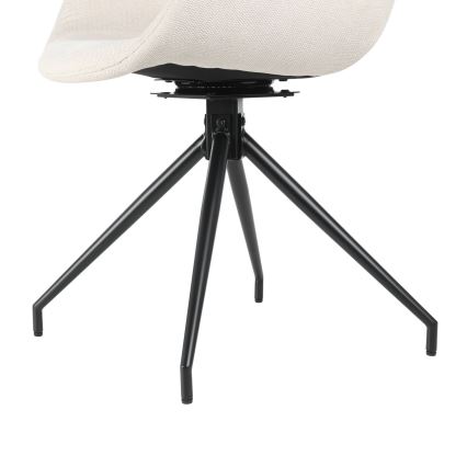 Eglo - Cadeira de refeição 82x58 cm creme/preto