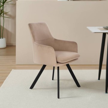 Eglo 424942 - Poltrona APALIT 86x60 cm bege/preta