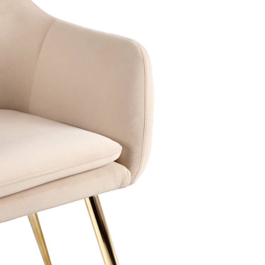 Eglo 424949 - Cadeira de jantar APALIT 87,5x57,5 cm creme/dourada