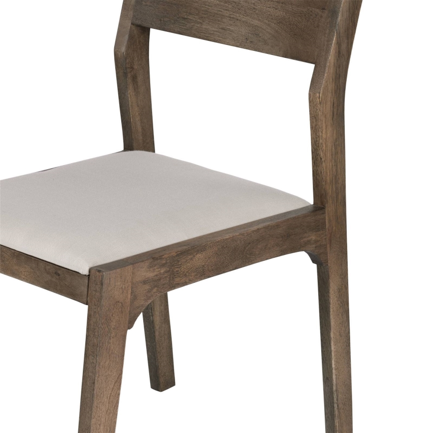 Eglo - Cadeira de jantar 84x55 cm castanha/creme
