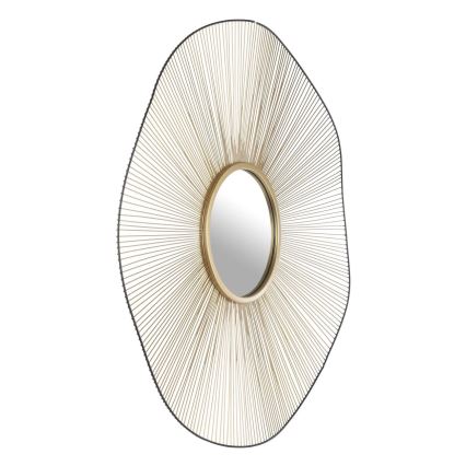 Eglo - Espelho de parede diâmetro 76 cm dourado/preto