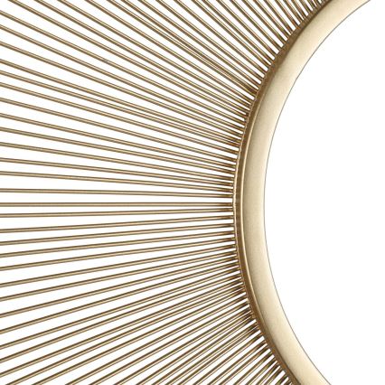 Eglo - Espelho de parede diâmetro 76 cm dourado/preto