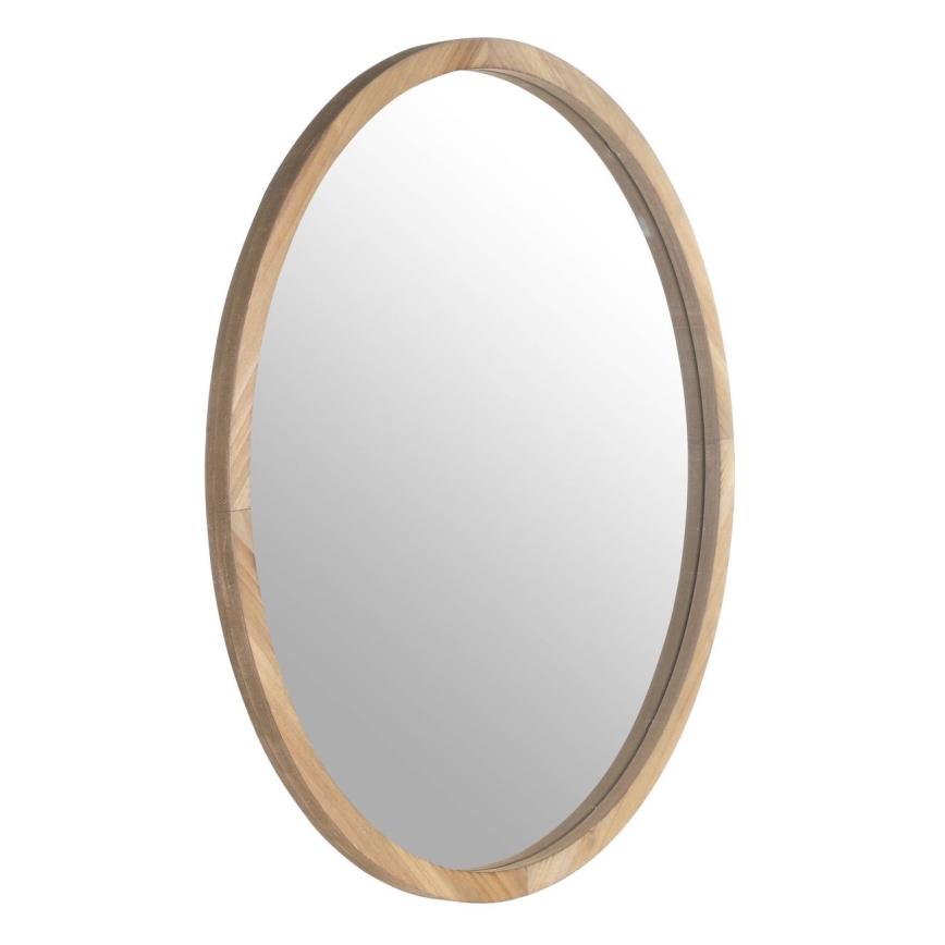 Eglo - Espelho de parede diâmetro 70 cm castanho