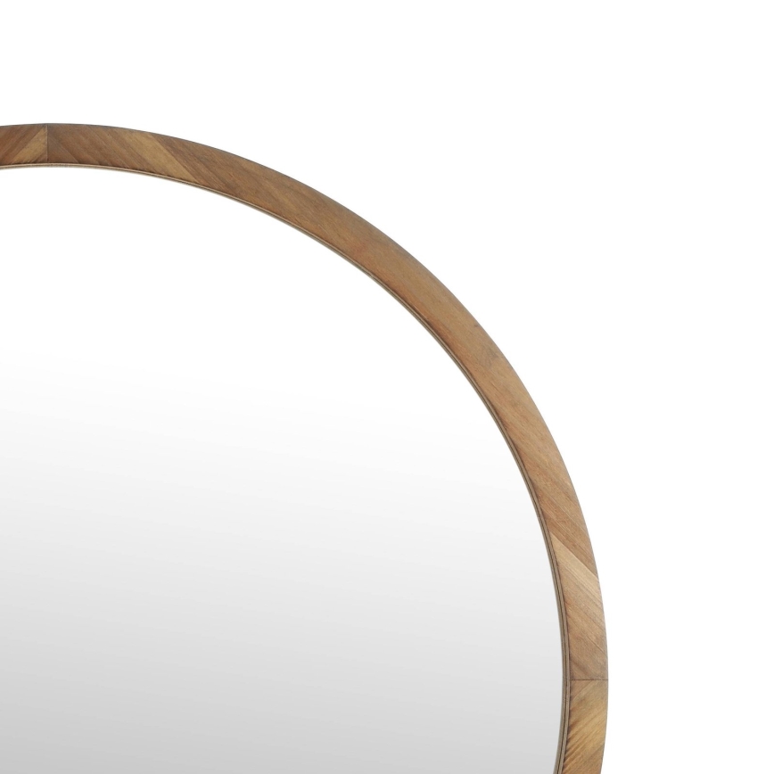 Eglo - Espelho de parede diâmetro 70 cm castanho